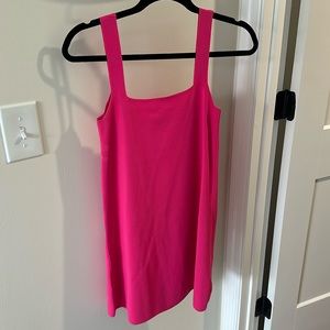 Zara Mini Shift Dress - Hot Pink